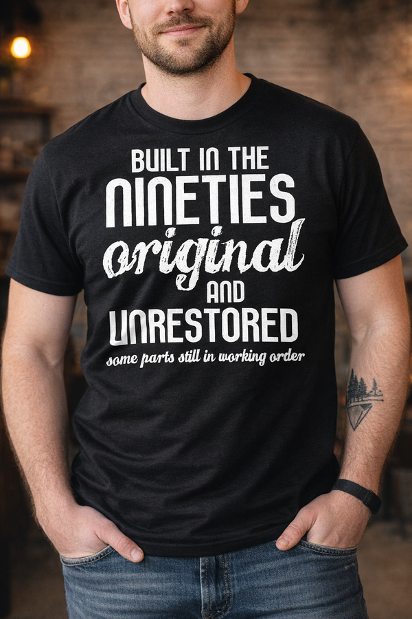 Built in the nineties tee shirt