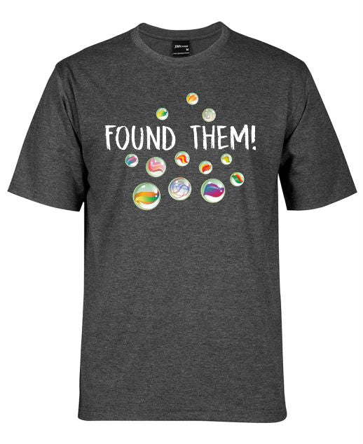 'Found my marbles' tee shirt