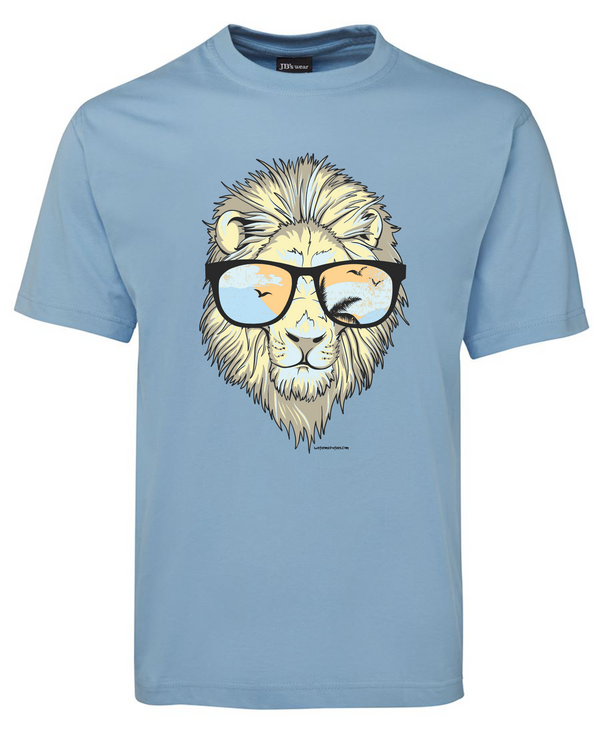 Groovy Lion tee shirt